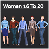 Icon of the asset:Woman 16 To 20
