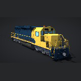 Icon of the asset:Low Poly - SD40-2 Train Engine