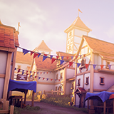 Icon of the asset:Stylized Medieval Town