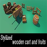 Icon of the asset:a cart and box of fruit