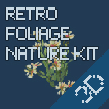 Icon of the asset:Retro Foliage : Pixel Art Nature Kit