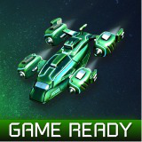 Icon of the asset:3D Spaceships Pack #09l Green