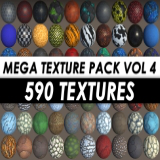 Icon of the asset:590 Stylized Textures - Mega Pack Vol 4