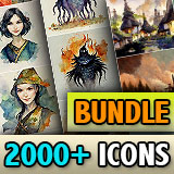 Icon of the asset:Watercolor Icons Bundle - Characters, Monsters, Locations, Props - Fantasy & RPG