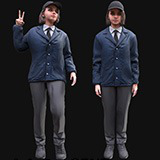 Icon of the asset:Woman in Agent Uniform - Rigged