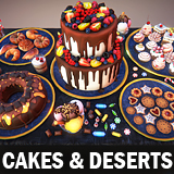 Icon of the asset:Cakes and desserts