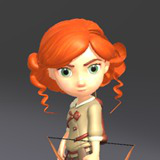 Icon of the asset:Cute Archer Girl - 3D RPG Character