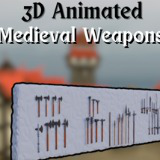 Icon of the asset:3D Animated Medieval Weapons