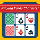 Icon of the asset:Simple playing card suit - Card character Pack