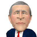 Icon of the asset:George Bush caricature