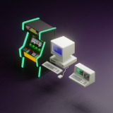 Icon of the asset:80s Computer and Gaming Setup