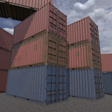 Icon of the asset:Industrial Shipping Container