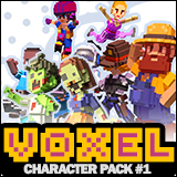 Icon of the asset:Voxel Character Pack #1