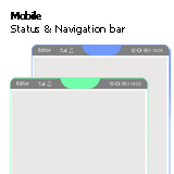 Icon of the asset:Mobile Status & Navigation bar