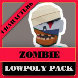 Icon of the asset:3D Characters Zombie Hospital Lowpoly Pack