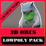 Icon of the asset:3D Characters Orcs Lowpoly Pack