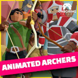 Icon of the asset:LOW POLY ARCHERS - Animated & Modular