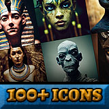 Icon of the asset:Egyptian Icons - Gods & Monsters - Fantasy RPG Historical