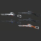 Icon of the asset:3D Sci-fi Gun