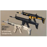 Icon of the asset:FPS Assault Rifle - 3 Texture Variation