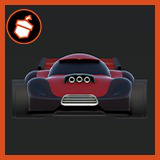 Icon of the asset:Stylized racing car