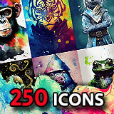Icon of the asset:Paint Drip Icons - Animals 1 - Fantasy RPG