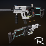 Icon of the asset:Cyberpunk SMG