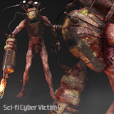 Icon of the asset:Sci-fi Cyber Victim 5