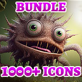 Icon of the asset:Baby Monsters Bundle - RPG Fantasy Character Icons