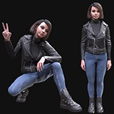 Icon of the asset:Woman in Casual Outfit 1 - Rigged