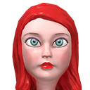 Icon of the asset:Waitress stylized game character
