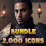 Icon of the asset:Cinematic Fantasy Portrait Bundle - FPS / RPG / Icons
