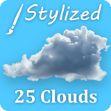 Icon of the asset:Clouds & Skies - Stylized