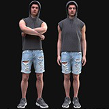 Icon of the asset:Man in Summer Outfit 12 - Rigged
