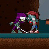 Icon of the asset:2D Platformer Ninja vs Zombies Game Template