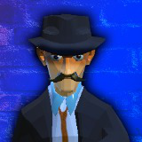 Icon of the asset:3D Low Poly Detective- Game Ready Character