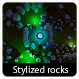 Icon of the asset:Stylized rocks pack // EDGE