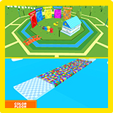 Icon of the asset:Toon Low poly obby lobby mobile environment - Game ready