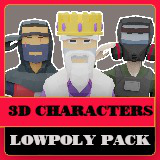 Icon of the asset:3D Characters Lowpoly Pack - Mega Bundle