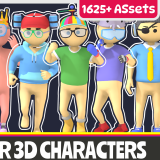 Icon of the asset:Modular 3D Characters Collection