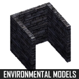 Icon of the asset:Generate Low Poly Castle and Wooden Hut combinations