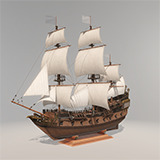 Icon of the asset:Galleon-Style Sailing Ship