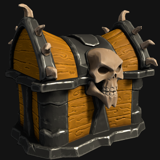 Icon of the asset:Stylized Skull Chest