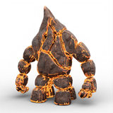 Icon of the asset:Lava Stone Four Legs Golem