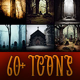Icon of the asset:Halloween Haunts - Scary Places Icon Pack for RPG / Fantasy / Realistic Games
