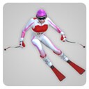 Icon of the asset:Female Skier