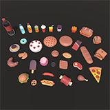Icon of the asset:Food Pack - Low Poly