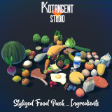 Icon of the asset:Kotangent Stylized Food Pack - Ingredients