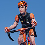 Icon of the asset:Female Cyclist Animated
