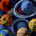 Icon of the asset:Low Poly Cosmos Project - Planets